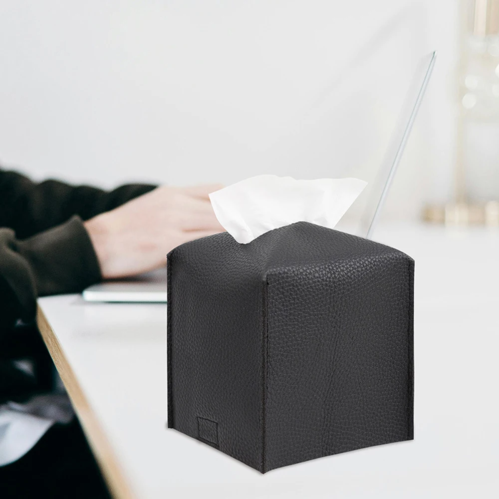 New Tissue Box Car Tissue Container PU Material Modern Style Holder/Organizer Home Office Bathroom Bedroom Box