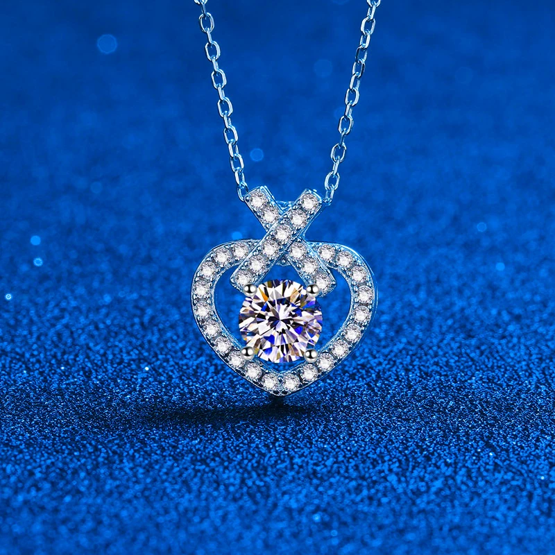 Bezel Set Heart Shape Diamond Solitaire Necklace 14k Yellow Gold - Necklaces  Jewelry Collections