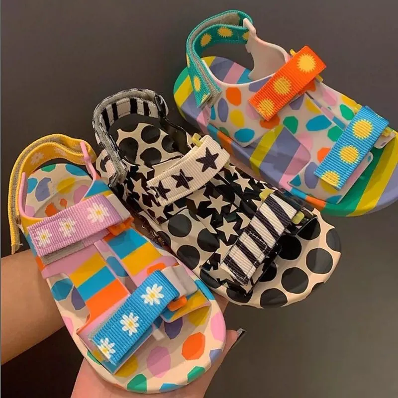 Children Summer Sandals Kids Beach Shoes Big Girl and Boy Fashion Jelly Shoes