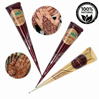 1/3pcs henna cream, brown, red, henna tattoo cream, temporary tattoo, henna tattoo cream semi-permanent 1