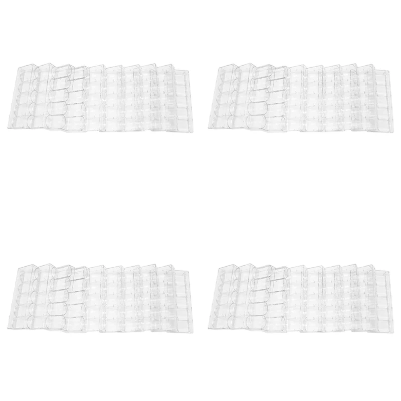 

Профессиональные Акриловые покерные чипы, 40 шт., 100 лотков (без крышки)