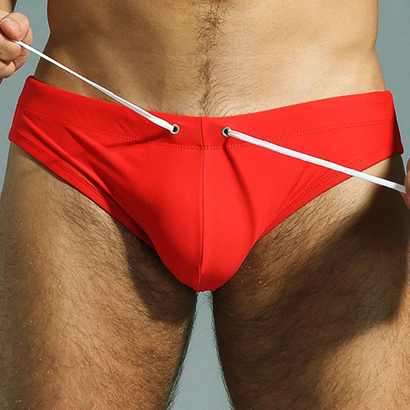 Mens Swimwear Sexy Briefs Swimsuits Trunks Beachwear Summer Surf Board Wear Men Swimming Brief Bikini Underwear Spa Underpants - 6
