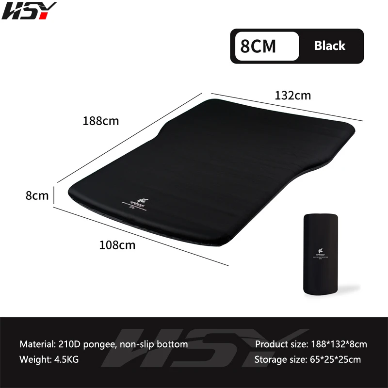 Model Y Self-Inflating Trunk Travel Mattress Outdoor Tesla Air Cushion Bed automatic inflatable Self-Driving sleeping Pad