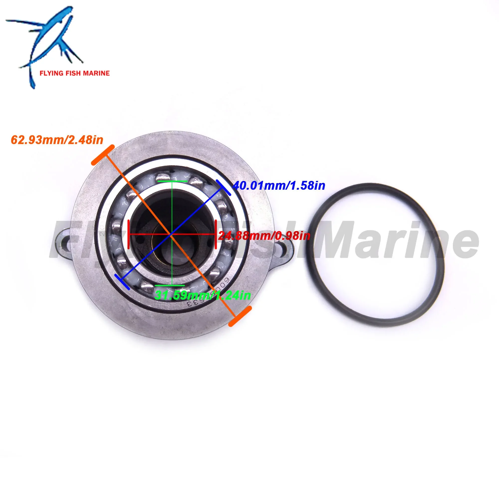 Cap with Bearing 56120-99J40-0EP 56120-99J41-0EP 56120-93901-0EP for Suzuki Outboard 8HP-20HP 2/4 stroke
