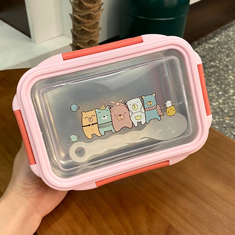 

BPA-free 2 Layers Lunch Worker Thermal Box Office Student Storage Containers Bento Stainless New Gifts Box Child Steel Food