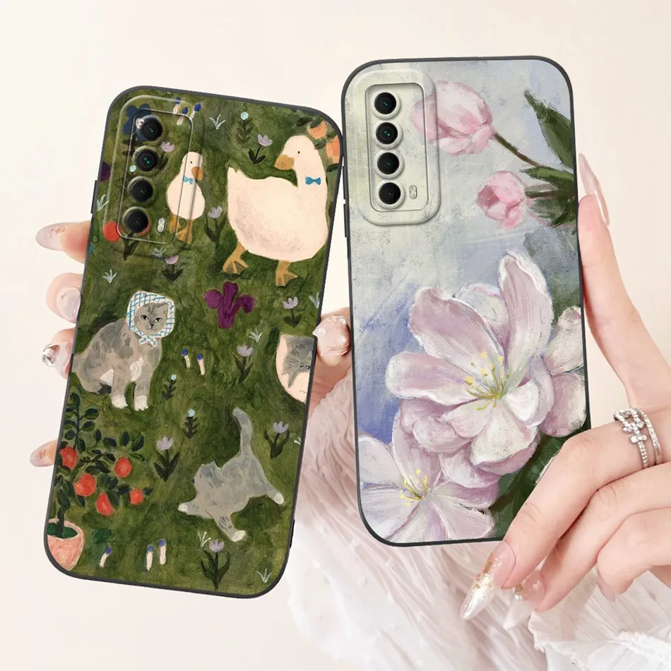 Elegant Printing Soft Silicone Shockproof Phone Case