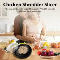 1 pièces outil de broyeur de poulet viande sein déchiquetage séparation hachage broyeur Machine avec couvercle pour déchiqueter poulet porc boeuf 5
