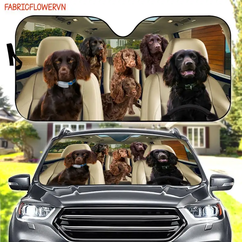 

Boykin Spaniel Car Sunshade, Boykin Spaniel Car Decoration, Dog Windshield, Dog Lovers, Dog Car Sunshade, Gift For Mom, Gift For
