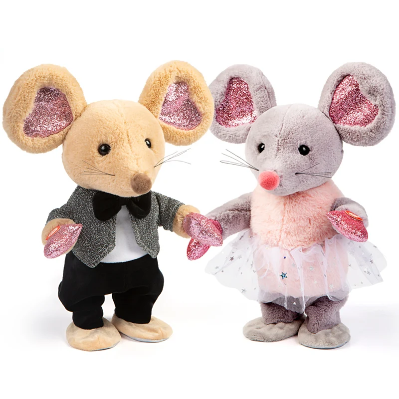 Robot Music Mouse Toys Dance Talk Electronic Plush Mouse Sound Control Interactive Mice Sing Song Animal For Kids Birthday Gift 3