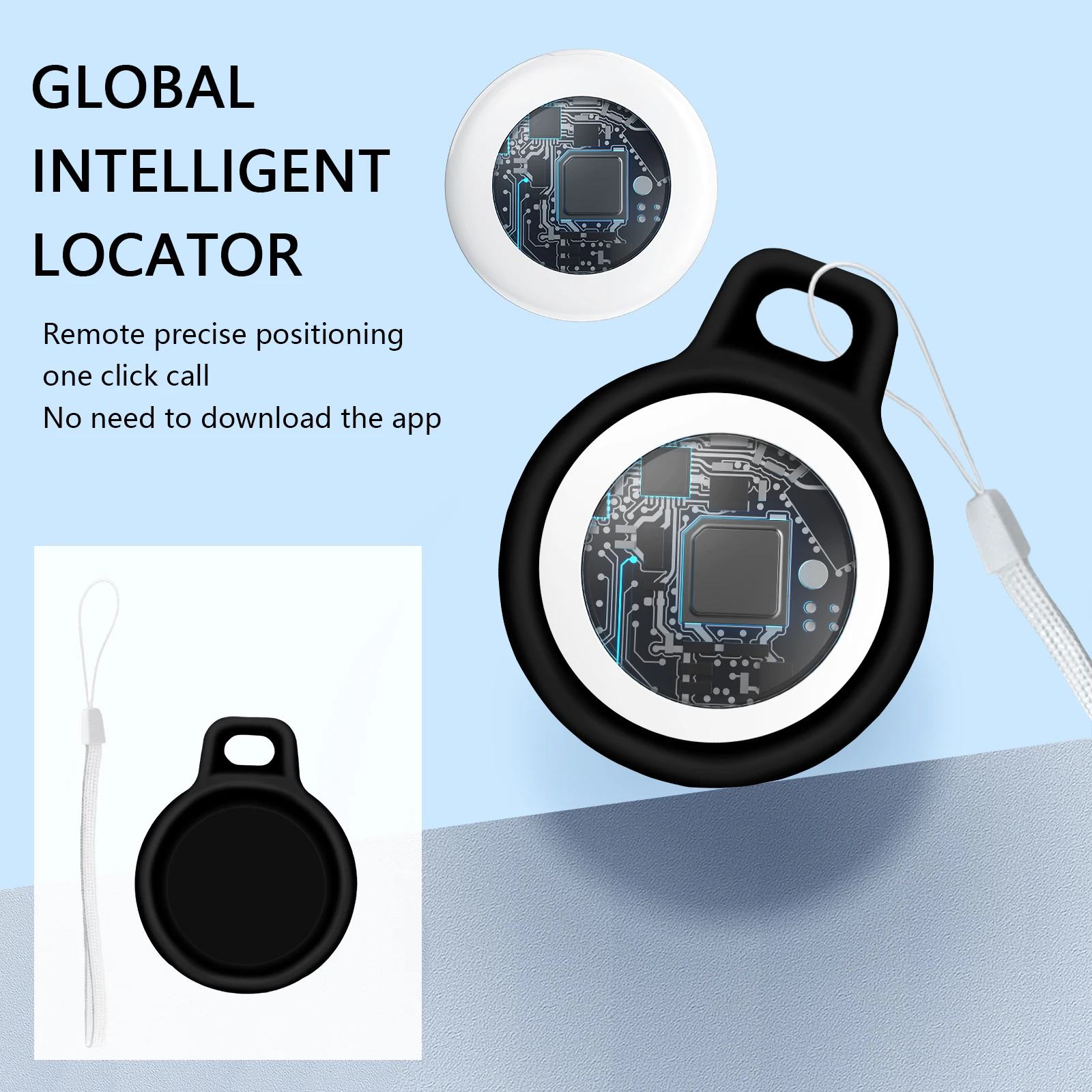 Timethinker Bluetooth GPS Tracker Smart Tag Airtag Work with Apple Find My APP ITag Locator Air Tags Pet Key Finder for iOS gps locator