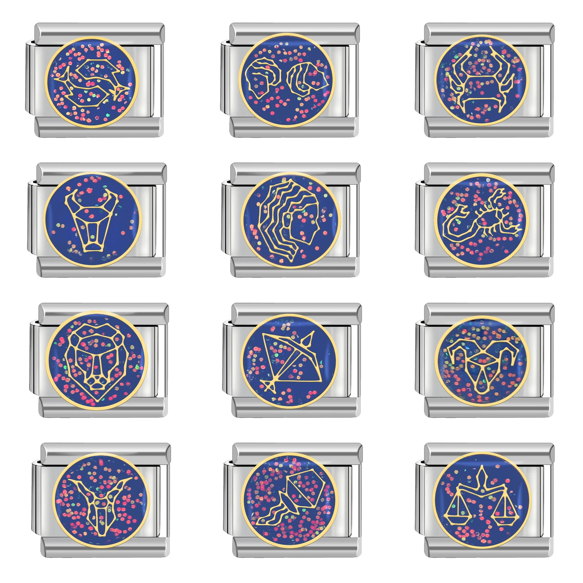 HUIANGLIYG Bracciale In Pelle Con Costellazione Zodiacale Da - Foto 9