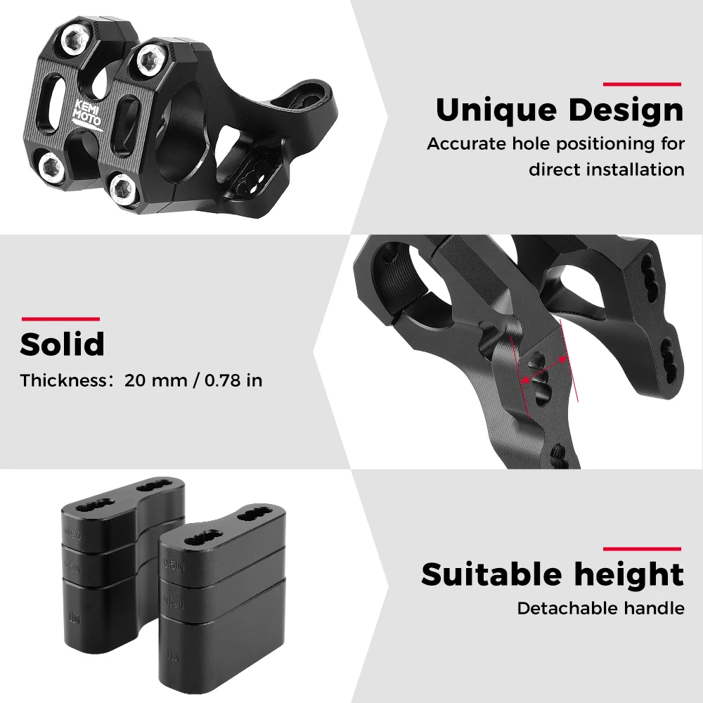 CNC-Lenkererhöhungshalterung für Surron, Halterung für Sur-Ron Light Bee X S L1E, für Talaria Sting MX3 MX4 Elektrofahrrad – Detail 12