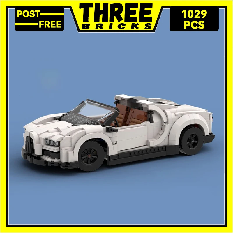 

ThreeBricks Moc Building Blocks Supercar model series speed champion Pugatti Technology Bricks DIY Toys For Kids Children Gifts