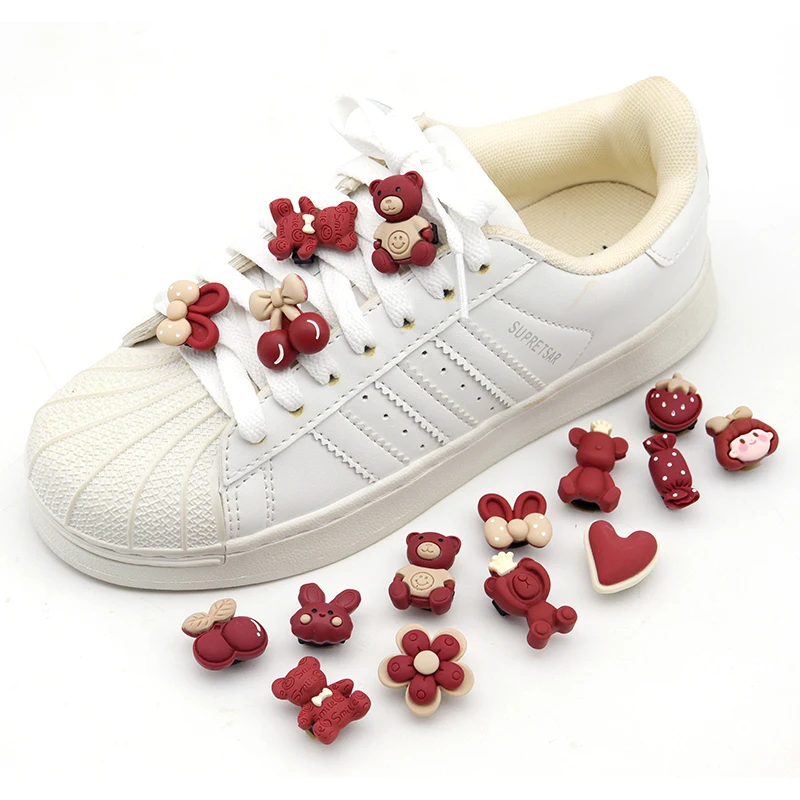 Weiou Spitze Ziemlich Zubehör Silikon Schnürsenkel Blumen Weiblichen Schönen Boot Leinwand Schuh Dekorative Objekte 5 Teile/satz Nach Dem Zufall Schiff – Detail 12