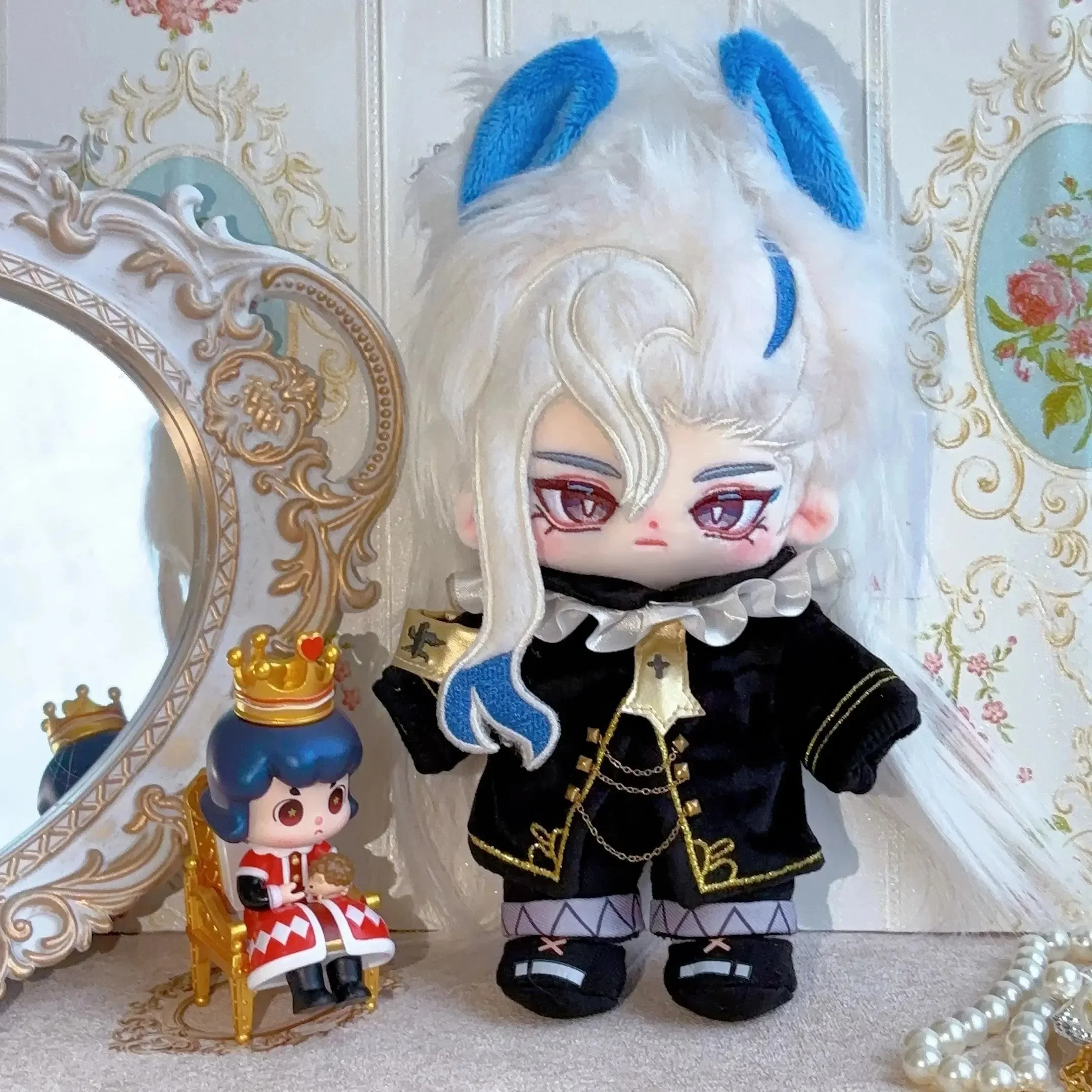 

Новинка, плюшевые куклы Genshin Impact Neuvillette из аниме «Genshin Impact» со скелетом, Красивая Подушка для мальчика, плюшевая подушка, подарок для косплея, 20 см