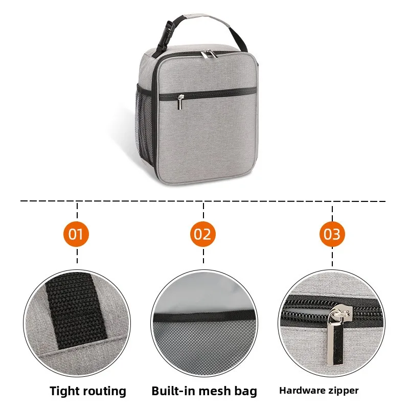 Latest Oxford Fabric Hand Carry Thermal Lunch Pack for Outdoor Picnic Food Container Ice Bag