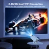 Magcubic Mini Portable HY300 Pro Projector 4K Full HD Native 720P 260ANSI BT5.0 Android 11 Home Theater Outdoor Projector 4