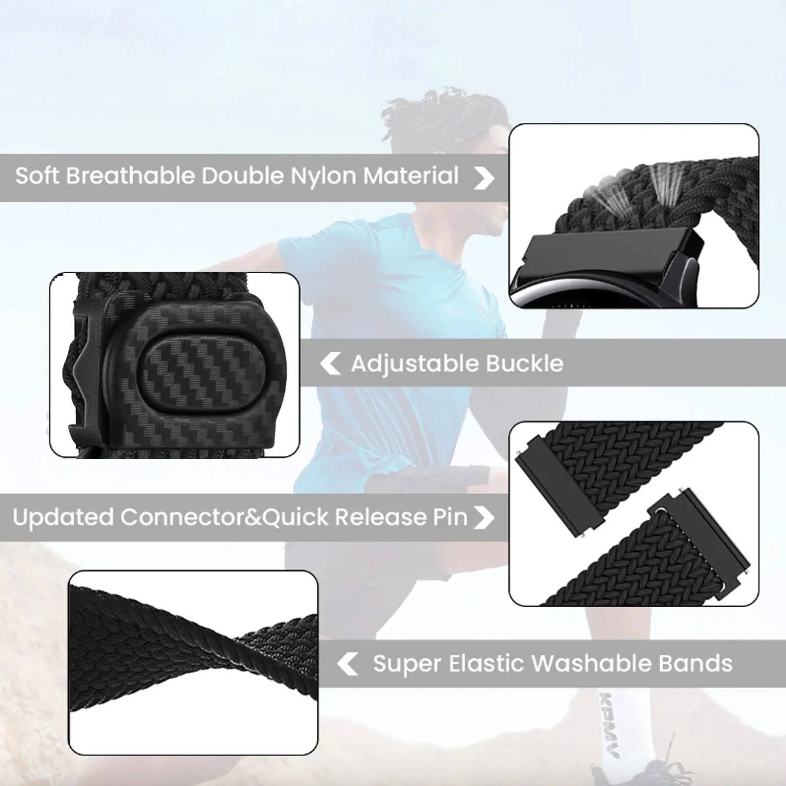 Durable Elastic Nylon Bands – Versatile Strap