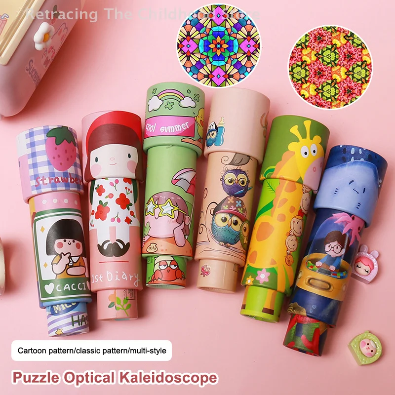 Scalable Rotation Magic Kaleidoscope Toys Funny Classic Kaleidoscope Fancy Colored World Classic Educational Toy Kid Gifts