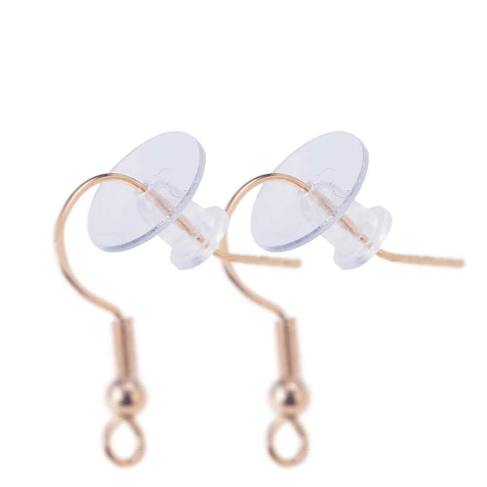 50 stücke 10mm Silikon Heilung nicht ziehen Piercing Scheiben Pads für DIY stabilisieren Ohrring Rücken Stopper Schmuck Handwerk Herstellung Lieferungen – Detail 8
