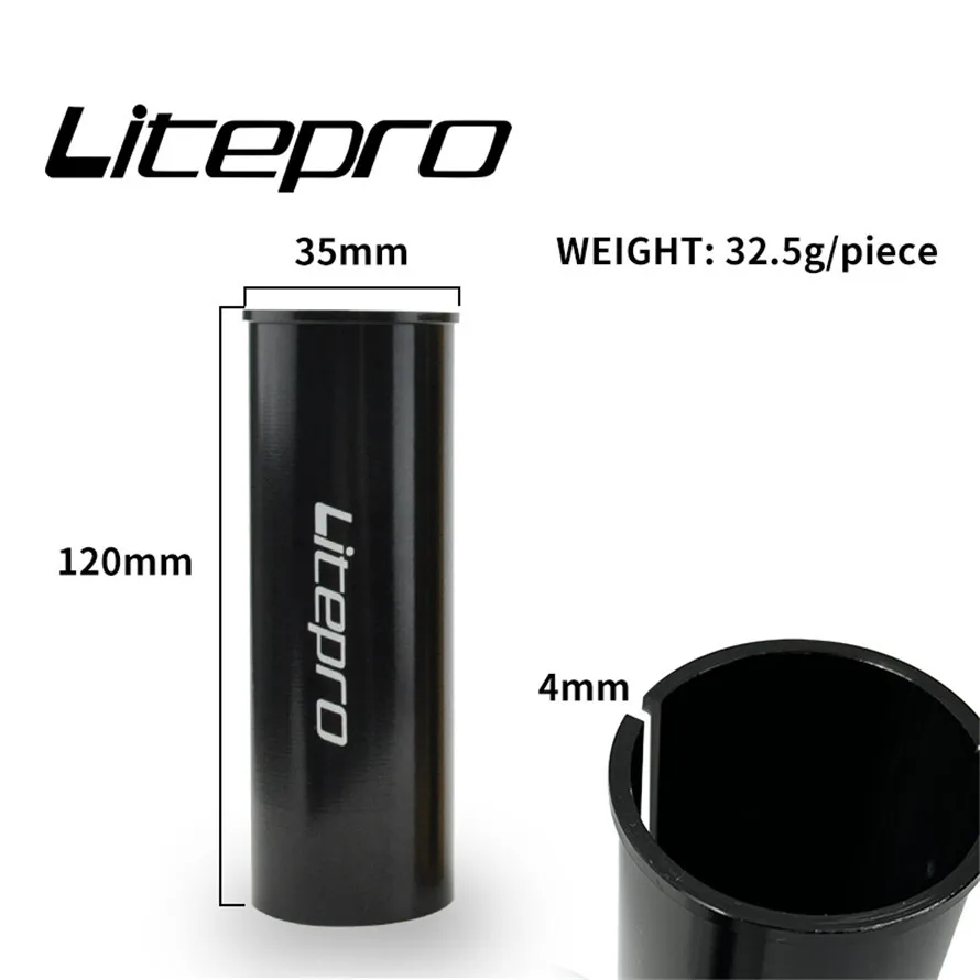 Фото Защитная крышка для подседельного штыря велосипеда Litepro, 33,9 мм №3