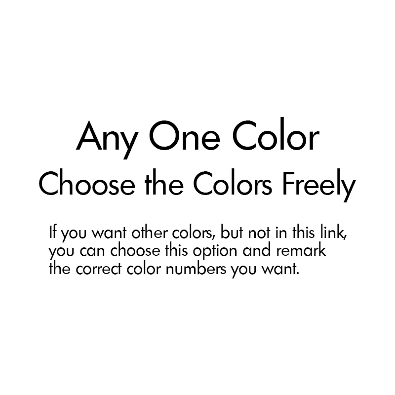 Any one color