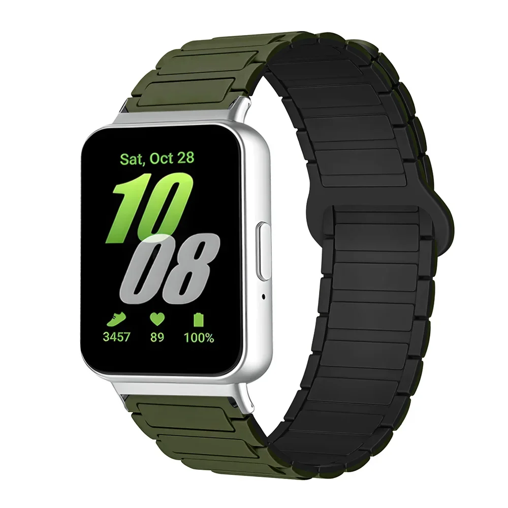 Sport Magnetic Silicone Strap for Galaxy Fit3 - Unisex Watch Band Accessory Bracelet