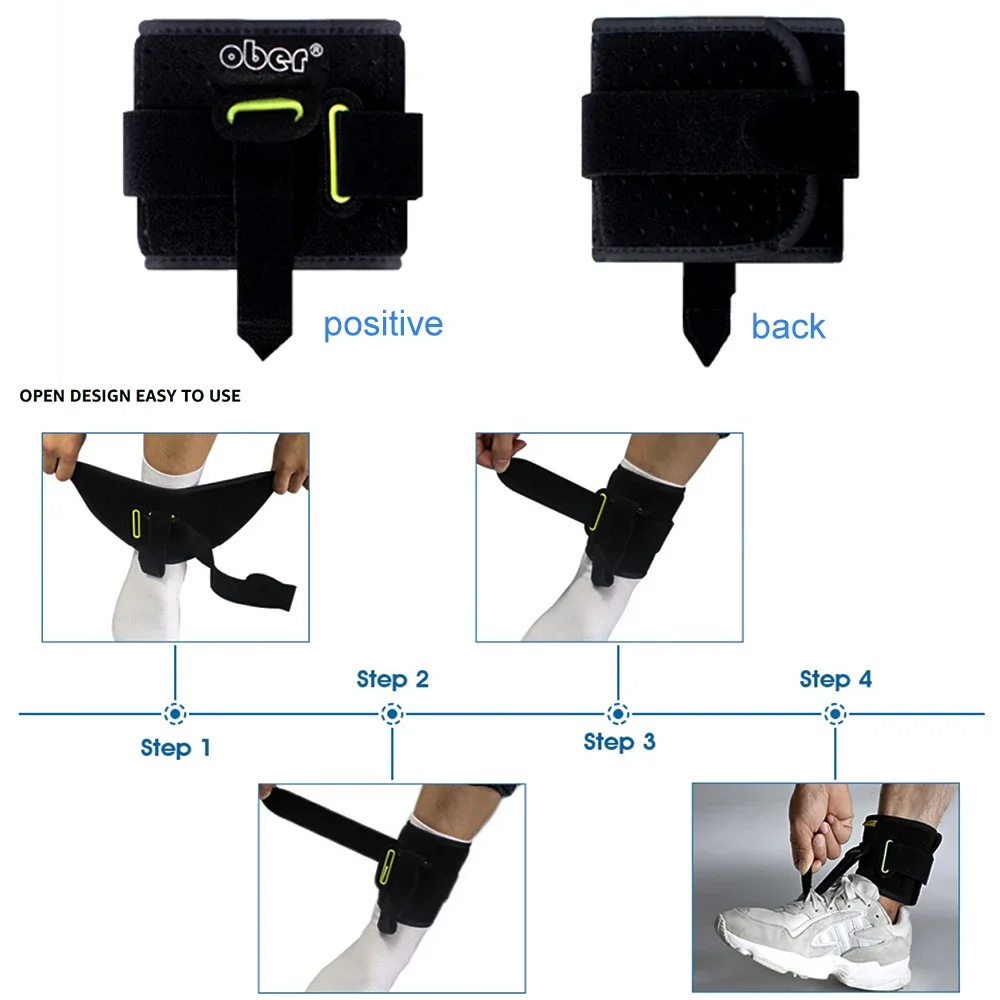 Ankle Support Ankle Straps Fitness Ankle Straps Ankle Support Brace Foot UP Adjustable Drop Foot Ankle Brace Strap for Walking AFO Brace Orthosis for Plantar Fasciitis Hemiplegia Strok Support