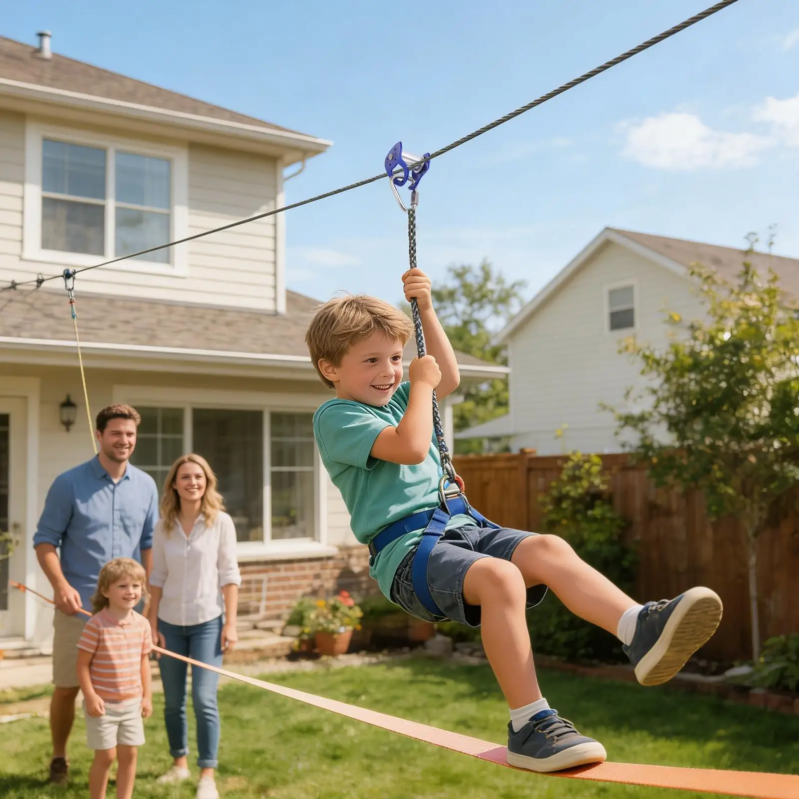 슬라이더 슬랙라인 풀리 야외 스포츠 풀리 슬라이더 지퍼라인 풀리 훈련용 장애..