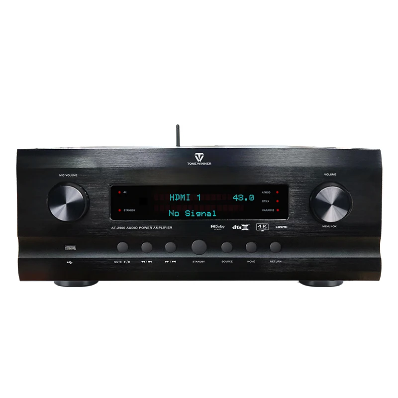 1500 Watts 8 Ohm Surround Sound Amplifier Home Cinema Dolby Atmos 7 Receiver Music System Hi-fi Av
