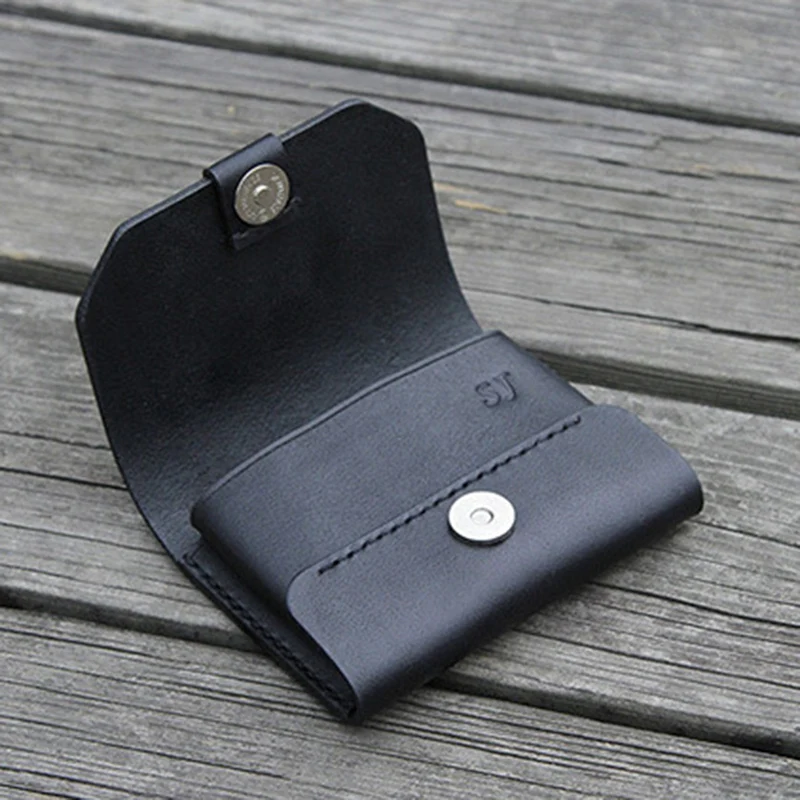 DIY 가죽 미니 접힌 카드 지갑 아크릴 템플릿 가방 LeatherCraft 봉제 패턴