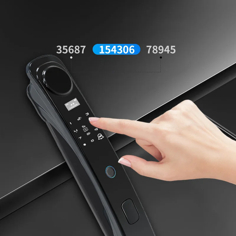 3D Face Recognition Fingerprint Lock Automation Visual Camera Intelligent Password Home Anti-Theft Smart Electronic Door Lock
