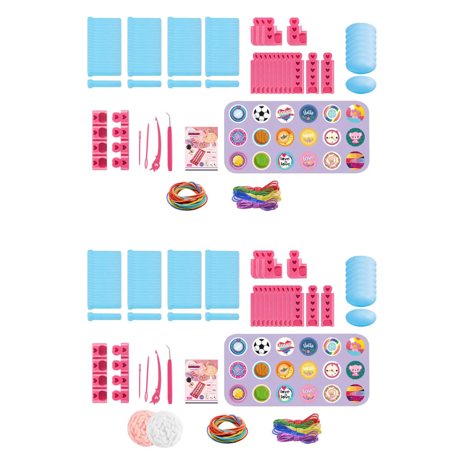 Bracelet Making Set Interaction Toy Hands on Cooperation Crafts Handmade Toy for Adults Ages 7 8 9 10 11 12 Women Birthday Gifts