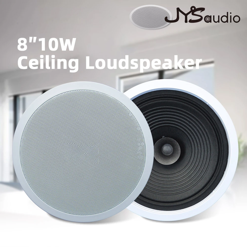 8 inch Ceiling Loudspeaker High Fidelity Stereo Professional Home Theater Sound System Wall Speaker Roof Horn Restaurants Hotel