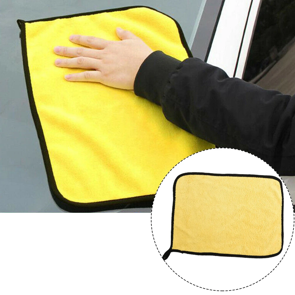 S9162957fcf2049daaa34d7d1899c6a6bo Microfiber Towel Car Interior Dry Cleaning Rag For Car Washing Tools Auto Detailing Kitchen Towels Home Appliance Wash Supplies