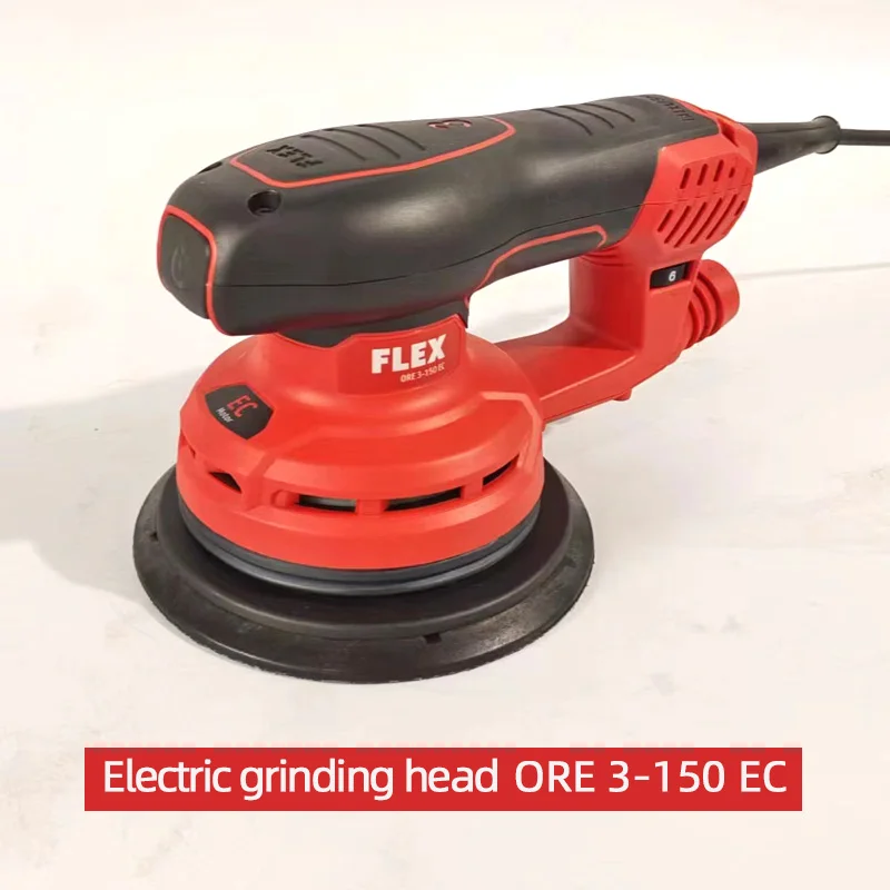 ATPRO FLEX Electric Carbon-free Brush 6 "Dry Grinder150mm Sandpaper Machine Automotive Industry Vacuum Sander Eccentric 3mm