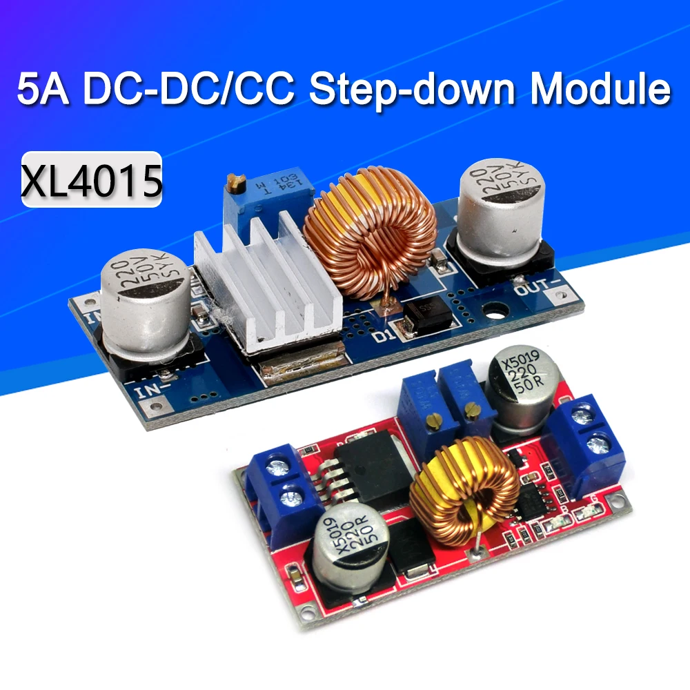 DC to DC CC CV 리튬 배터리 스텝 다운 충전 보드, LED 전력 변환기, 리튬 충전기, 스텝 다운 모듈 XL4015, 5A