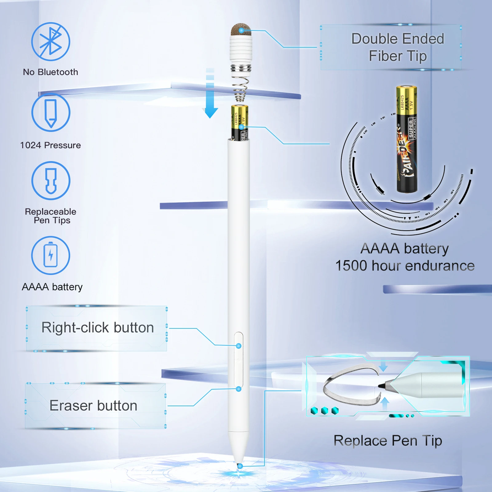 Microsoft Surface Pen Pro 3 4 5 6 7 8 9 Go 3 Ʈ  Ʃ  ŸϷ , HP ASUS º 1024 ,   