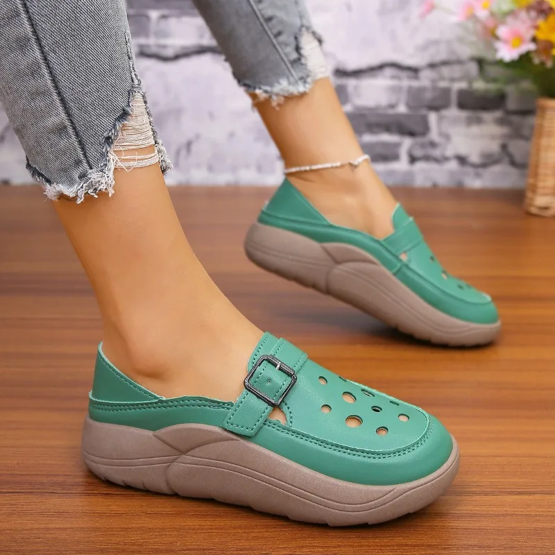 Women Breathable Casual Shoes Fashionable Thick Soled Shoes Versatile Flat Shoes Women's Work Shoes Comfortable Vulcanized Shoes