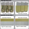 FCPC V5 DOPE Front Flap G-hook Pouch Triple Magazine Insert For 5.56 7.62 AR15 Kangaroo Bag FCSK Plate Carrier Hunting Vest 5