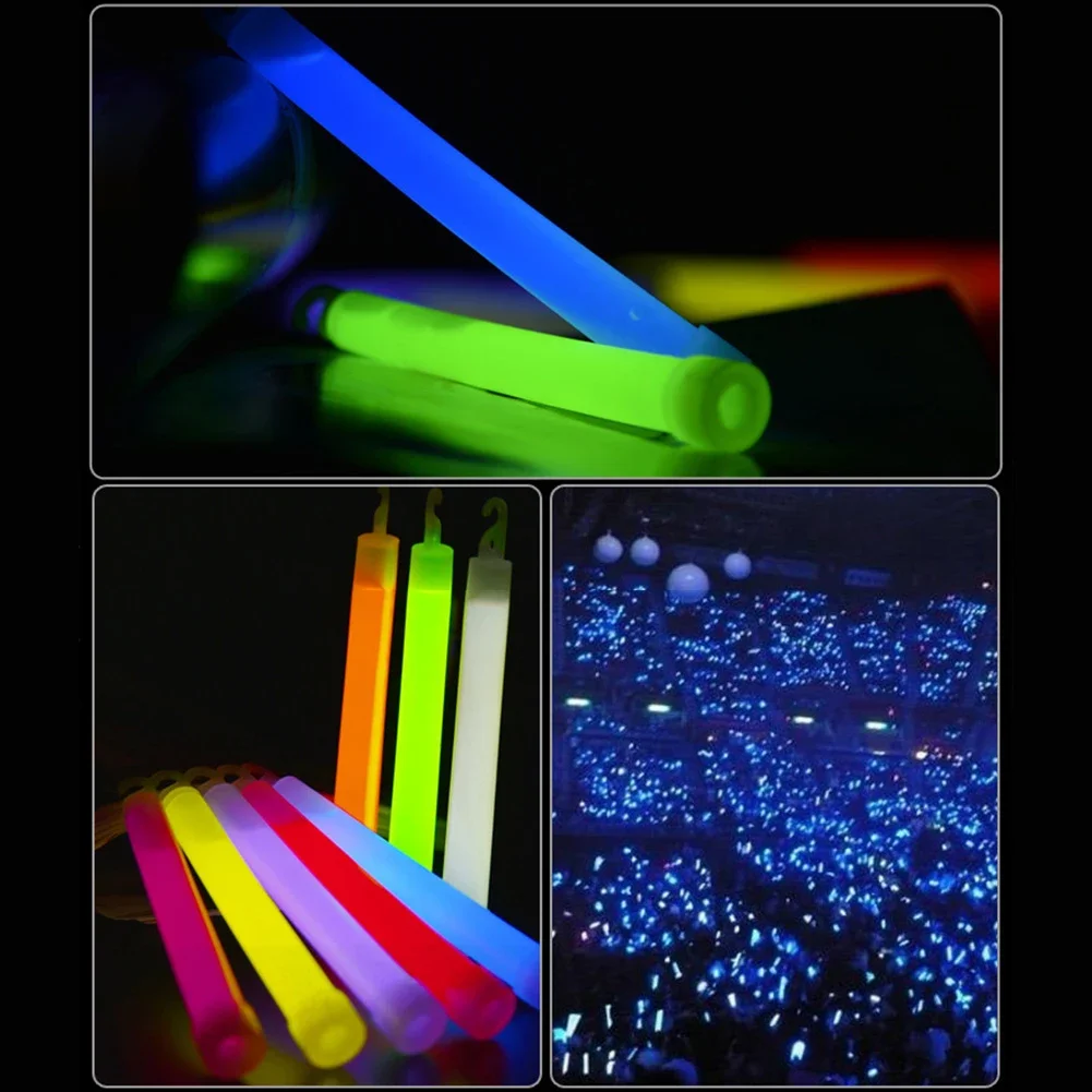 1/5/10PC 6 Zoll Leuchtstab Chemischer Leuchtstab Industriequalität Leuchtstäbe Bunte Party Club Camping Weihnachten Chemisches Licht – Detail 13