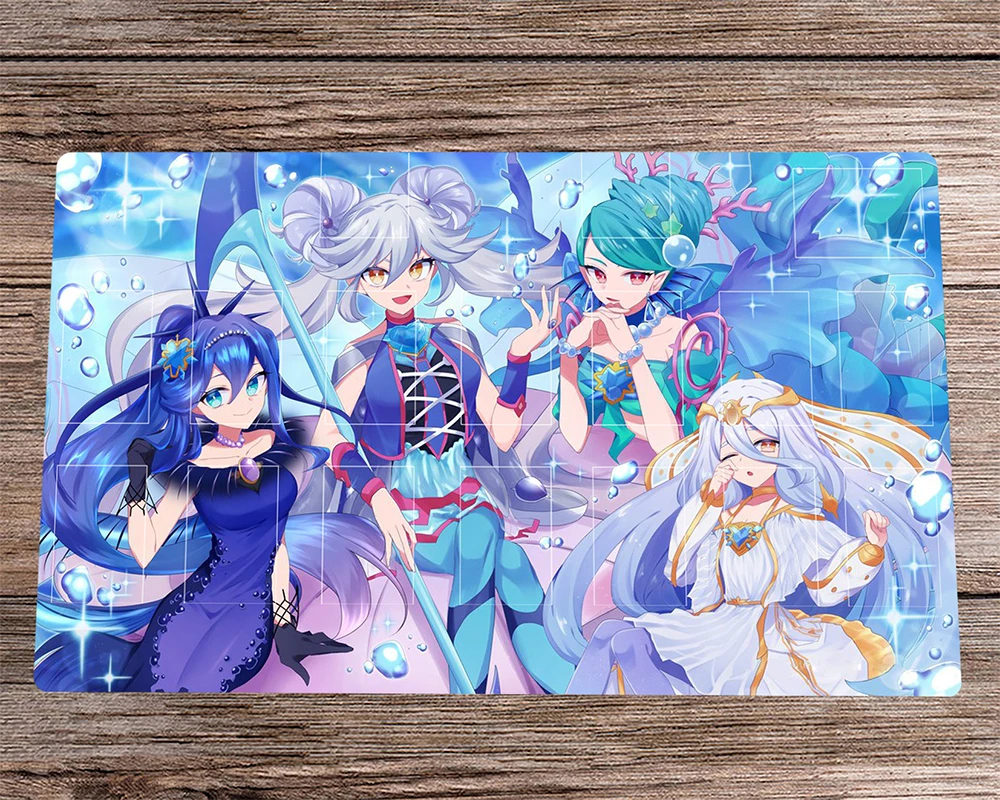 Yugioh Playmat Marincess Tcg Ccg Trading Card Game Mat Ocg Duel Board