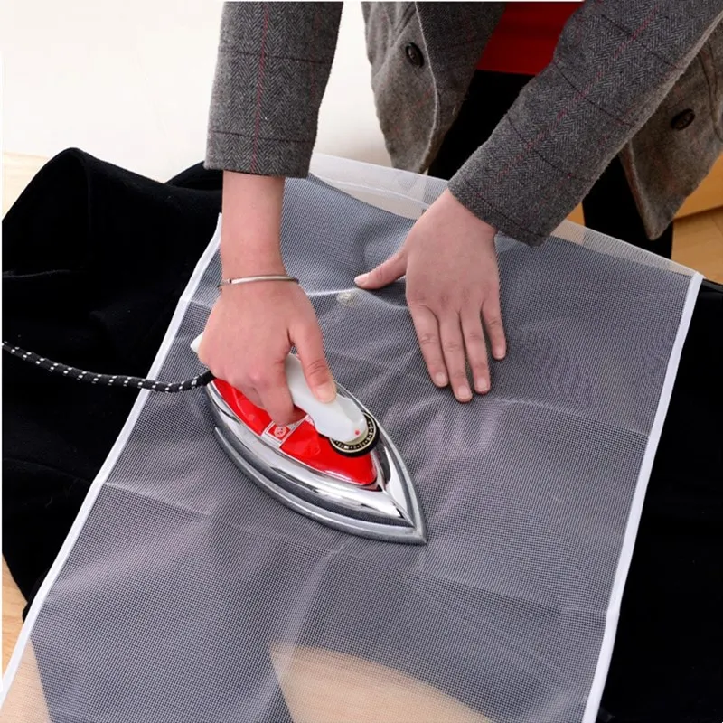 Ironing Protection Pad Ironing Board Cover 90x40cm High Temperature Ironing Cloth Ironing Pad Cover Household Protective Insulation Against Pressing Pad Boards Mesh Cloth