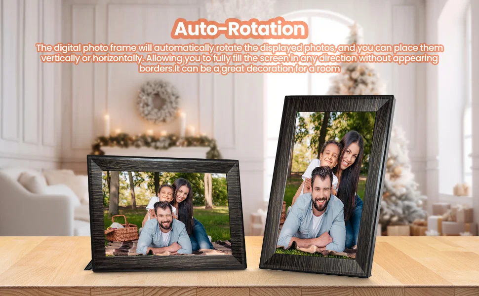 Description Picture 6 of item10.1 Inch WiFi Digital Picture Frame IPS 1280*800 Digital Photo Frame Digital Frames Full Function Touch Screen 32GB Gift