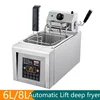 Automatic Lifting Fryer  Commercial Intelligent Lifting Fryer Fried Chicken Machine Large-capacity Auto Electric Frying Pan 1
