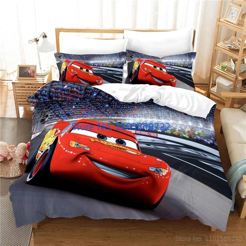 

Мультяшные комплекты постельного белья с быстрой молнией Маккуин комплект пододеяльников для автомобиля брикет пододеяльник постельное белье подарок для мальчиков