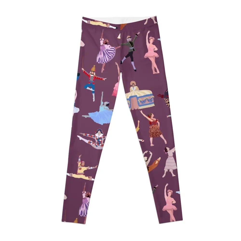 

Nutcracker Pattern Leggings Women sports joggers for Women's sports Womens Leggings