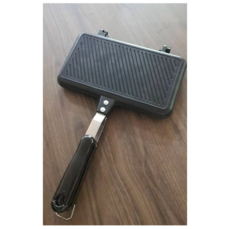 Sandwich Frying Maker, Press Egg Breakfast Double Omelette Cooking Skillet Grilled Griddler Sided Cookware 3
