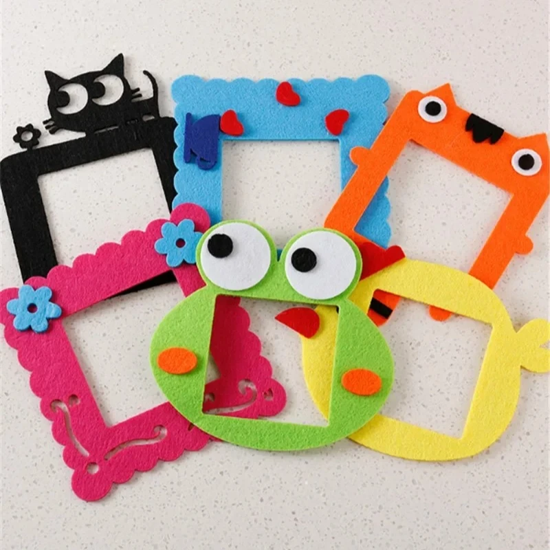 Cute Cartoon Felt Hollow-out Switching Sticker Creative Home Decoration Wall Decals Affixed Hollow Switch Socket Dustproof Decor