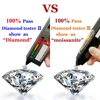 Pretty 1.5mm-5mm Full Moissanite Row Rings for Women S925 Silver Sparkling D color VVS1 Moissanite Diamond Women's Rings Gift 6